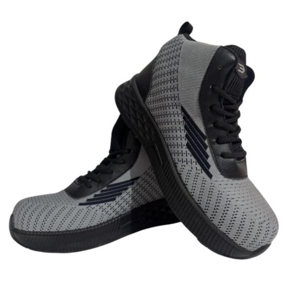 Bota de Seguridad Alta TR3X Gris Claro/Negro